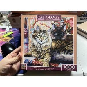 Cat-ology Raja and Mulan 1000 Piece Jigsaw Puzzle